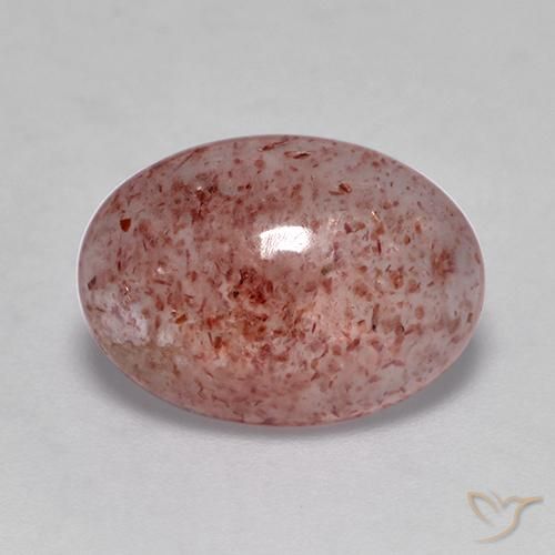 4.55ct Natural Rose Pink Strawberry Quartz, Oval, Translucent