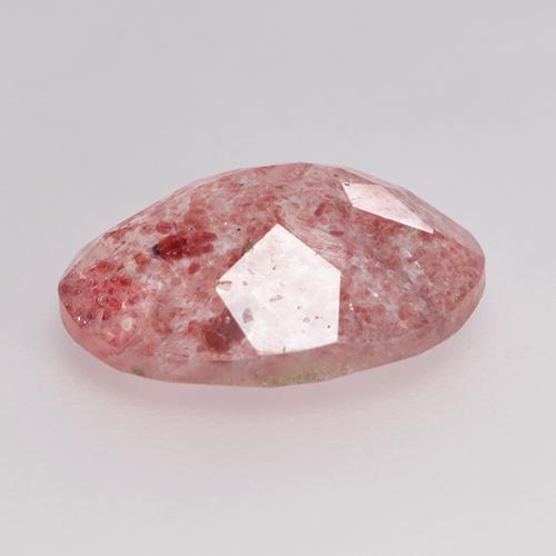 Strawberry Quartz Gemstone in 9 x 7 mm (calibrated) Size for Sale, Strawberry Quartz Stone in Deep Red Color