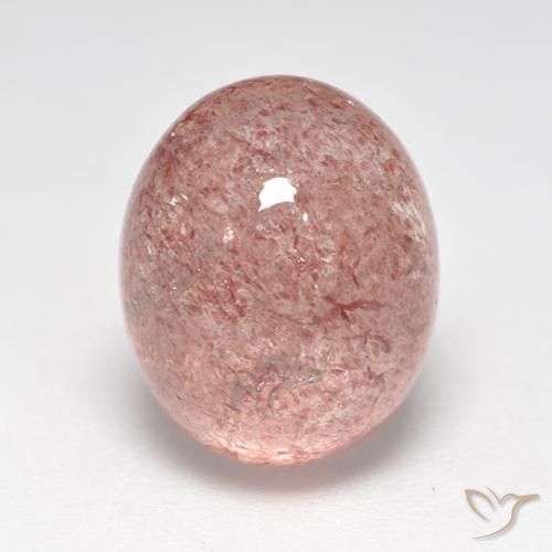 Quartz Fraise Ovale en damier des États-Unis 6,09 ct, dimension 11,7 x 9,7mm, pureté Translucide, pierre gemme naturelle Non traité, 1 pièce Quartz Fraise de couleur Rose moyen, dureté Mohs de 7 convient aux bijoux de tous les jours, pierre de sagesse, Photo A