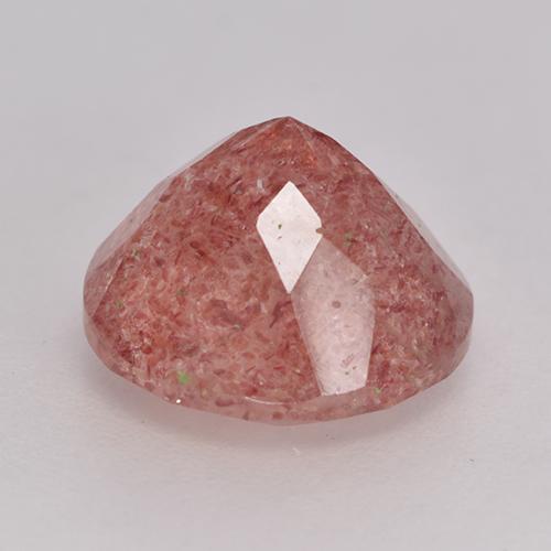 Strawberry Quartz Gemstone in 10 mm (calibrated) Size for Sale, Strawberry Quartz Stone in Rose Pink Color
