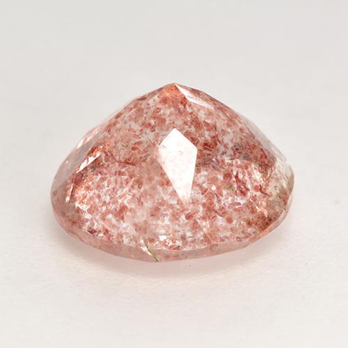 Strawberry Quartz Gemstone in 10 mm (calibrated) Size for Sale, Strawberry Quartz Stone in Indian Red Color
