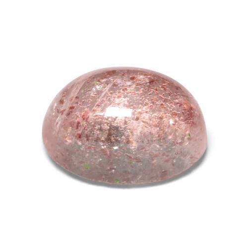 Strawberry Quartz Gemstone in 8 x 6 mm (calibrated) Size for Sale, Strawberry Quartz Stone in Light Pink Color