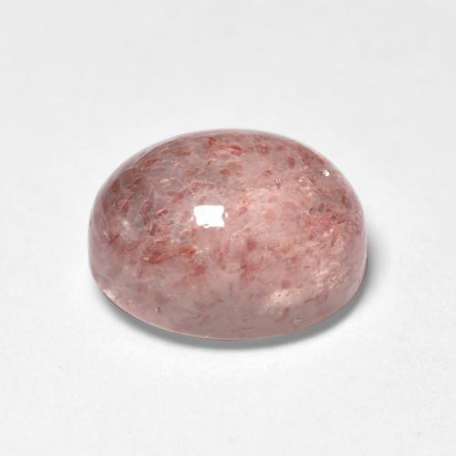 Strawberry Quartz Gemstone in 8.1 x 6.2 mm Size for Sale, Strawberry Quartz Stone in Light Pink Color