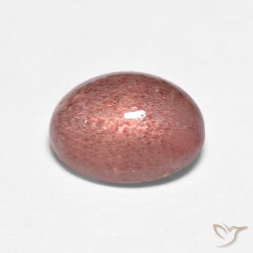 Strawberry Quartz Gemstone in 8 x 6 mm (calibrated) Size for Sale, Strawberry Quartz Stone in Raspberry Pink Color