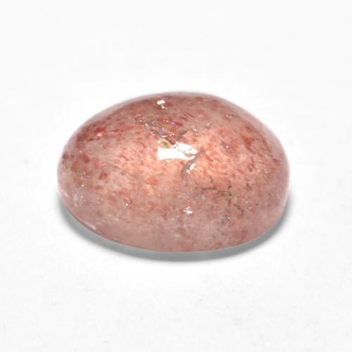 Strawberry Quartz Gemstone in 8 x 6 mm (calibrated) Size for Sale, Strawberry Quartz Stone in Earthy Pink Color