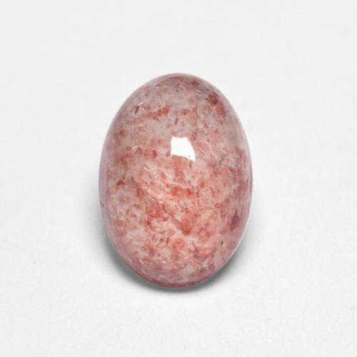 Medium Pink Клубничный Кварц Камень - 1ct Овал Кабошон (ID: 554013)