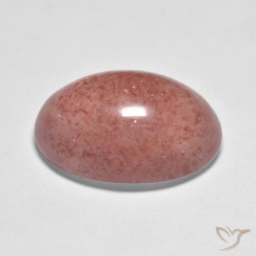Strawberry Quartz Gemstone in 15.3 x 11.5 mm Size for Sale, Strawberry Quartz Stone in Brick Red Color