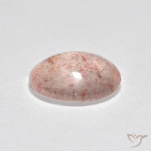 Strawberry Quartz Gemstone in 7.5 x 5.9 mm Size for Sale, Strawberry Quartz Stone in Light Pink Color