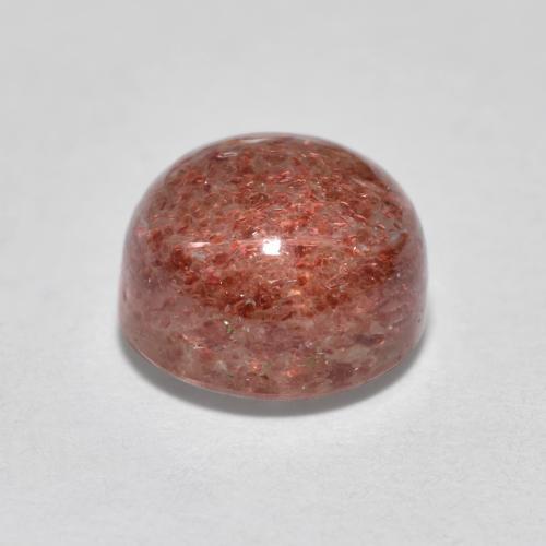 Strawberry Quartz Gemstone in 7 mm (calibrated) Size for Sale, Strawberry Quartz Stone in Rose Pink Color