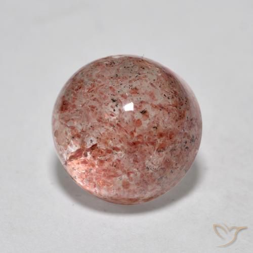 2.90ct Natural Rose Pink Strawberry Quartz, Round, Translucent