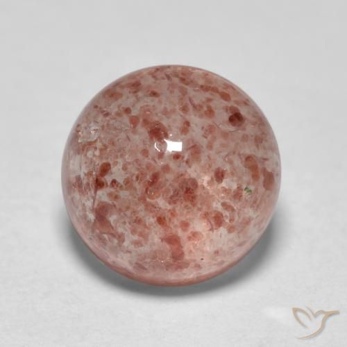 1.80ct Natural Medium-Light Pink Strawberry Quartz, Round, Translucent