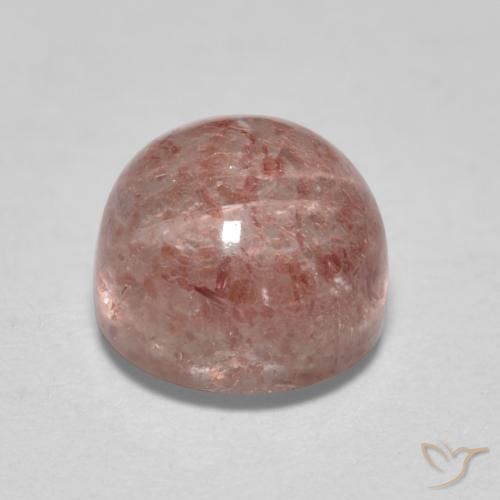 Strawberry Quartz Gemstone in 6 mm (calibrated) Size for Sale, Strawberry Quartz Stone in Light Pink Color