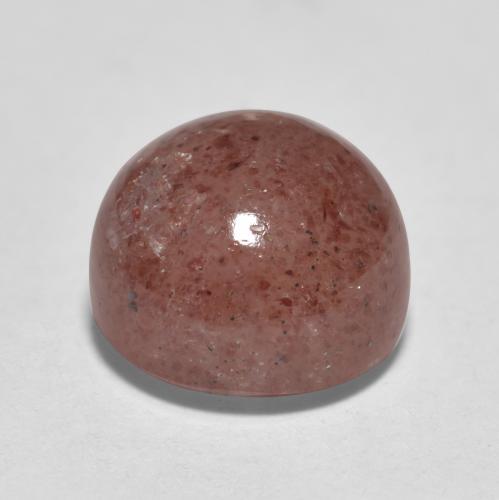 Strawberry Quartz Gemstone in 8 mm (calibrated) Size for Sale, Strawberry Quartz Stone in Medium Pink Color