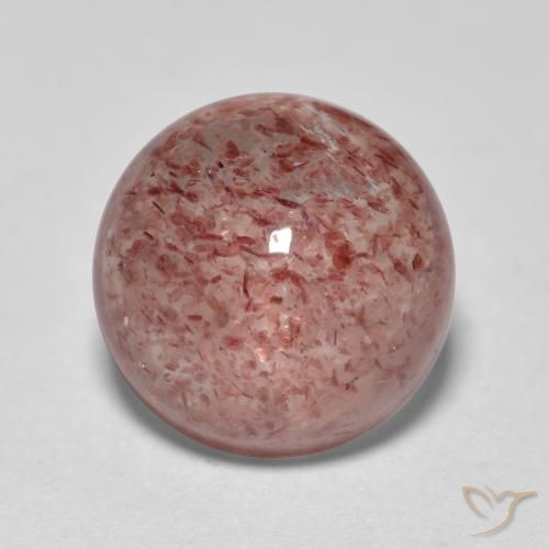 Quartz Fraise Tour en damier des États-Unis 3,84 ct, dimension 9,1mm, pureté Translucide, pierre gemme naturelle Non traité, 1 pièce Quartz Fraise de couleur Rose clair, dureté Mohs de 7 convient aux bijoux de tous les jours, pierre de sagesse, Photo A