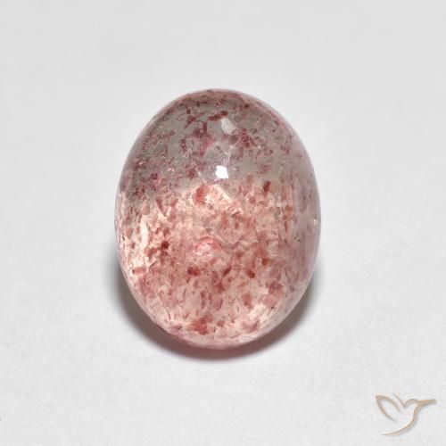 Quarzo fragola ovale da 2,38 ct, 9,1 x 7,2 mm dalla Russia, Photo A