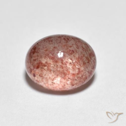 2.69ct Natural Light Pink Strawberry Quartz, Oval, Transparent