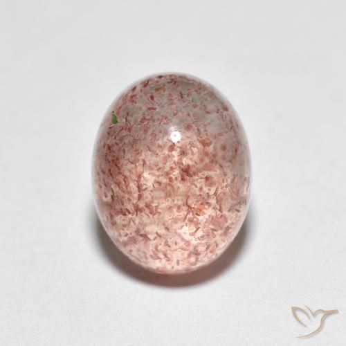 2.73ct Natural Light Pink Strawberry Quartz, Oval, Transparent