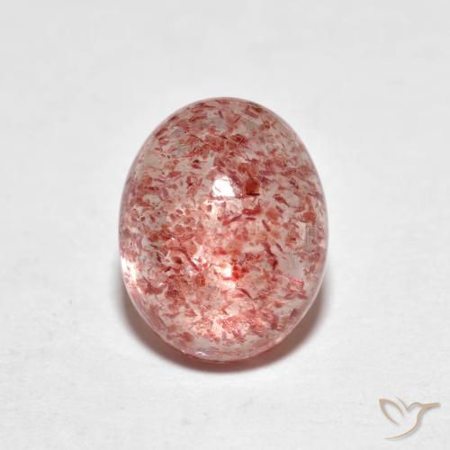 2.39ct Natural Raspberry Pink Strawberry Quartz, Oval, Transparent