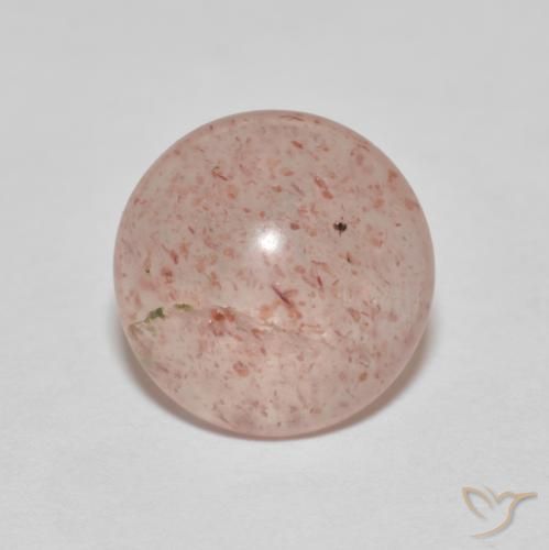 2.74 ct Round Strawberry Quartz, 9.6 mm From Russia, Photo A