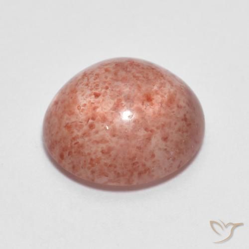 Strawberry Quartz Gemstone in 9.5 mm (calibrated) Size for Sale, Strawberry Quartz Stone in Medium Red Color