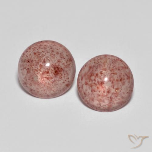 4.2 ct Round Strawberry Quartz, 8.9 mm From Russia, Photo A