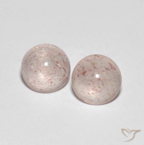 Quarzo fragola rotondo da 2,04 ct, 6,7 mm dalla Russia, Photo A