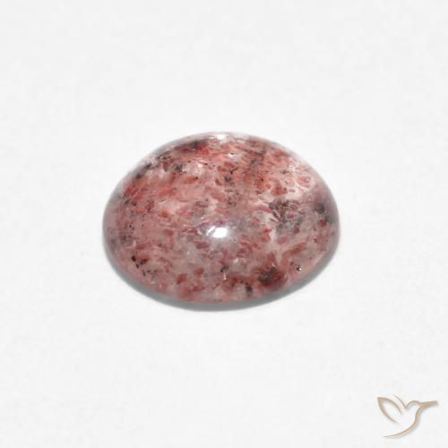 Strawberry Quartz Gemstone in 7 mm (calibrated) Size for Sale, Strawberry Quartz Stone in Deep Pink Color