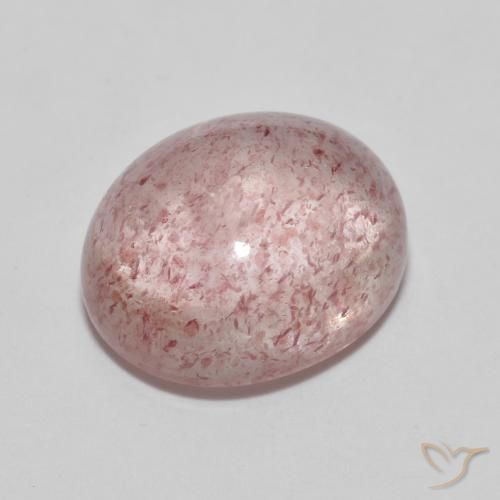 كوارتز فراولة بيضاوي 5.89 قيراط ، <cite dir="ltr" lang="en">12 x 10</cite> مم من روسيا, Photo A