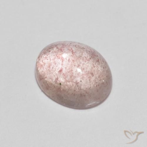 2.19ct Natural Light Pink Strawberry Quartz, Oval, Transparent