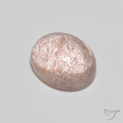2.50ct Natural Light Pink Strawberry Quartz, Oval, Transparent