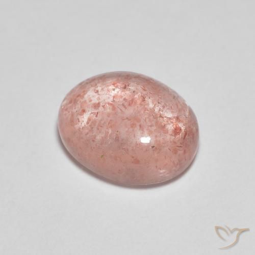 2.22 ct Oval Strawberry Quartz, 9.1 x 7.2 mm From Russia, Photo A