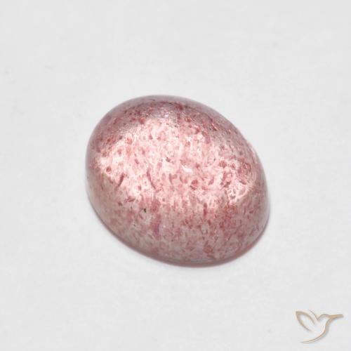2.45ct Natural Light Pink Strawberry Quartz, Oval, Transparent