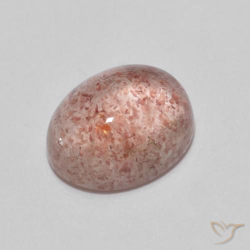 2.37ct Natural Medium Pink Strawberry Quartz, Oval, Transparent