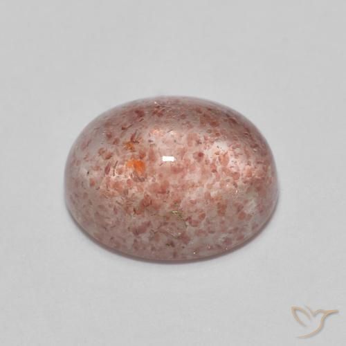 Strawberry Quartz Gemstone in 9 x 7 mm (calibrated) Size for Sale, Strawberry Quartz Stone in Medium Pink Color