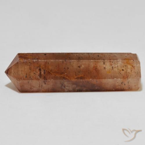 31.17 ct Red Strawberry Quartz Stone, Natural Strawberry Quartz in Pencil Cut Shape for Sale