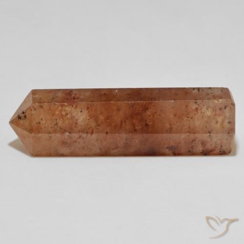 46.18 ct Red Strawberry Quartz Stone, Natural Strawberry Quartz in Pencil Cut Shape for Sale
