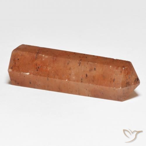 Strawberry Quartz Gemstone in 37.5 x 12.2 mm Size for Sale, Strawberry Quartz Stone in Medium Orange Color
