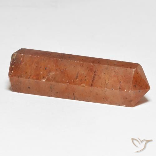Strawberry Quartz Gemstone in 35.8 x 11.7 mm Size for Sale, Strawberry Quartz Stone in Medium Orange Color