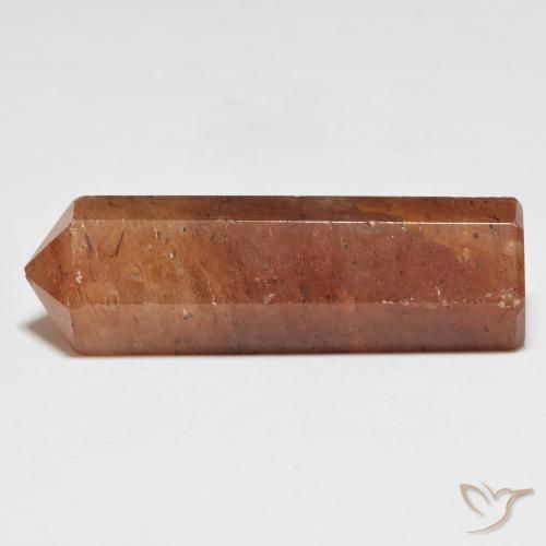 38.26 ct Red Strawberry Quartz Stone, Natural Strawberry Quartz in Pencil Cut Shape for Sale