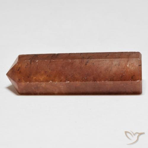 44.41 ct Red Strawberry Quartz Stone, Natural Strawberry Quartz in Pencil Cut Shape for Sale