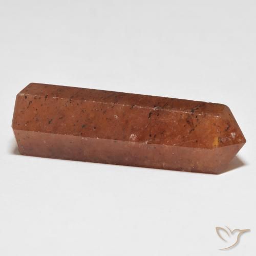 Strawberry Quartz Gemstone in 39 x 12.4 mm Size for Sale, Strawberry Quartz Stone in Red Color