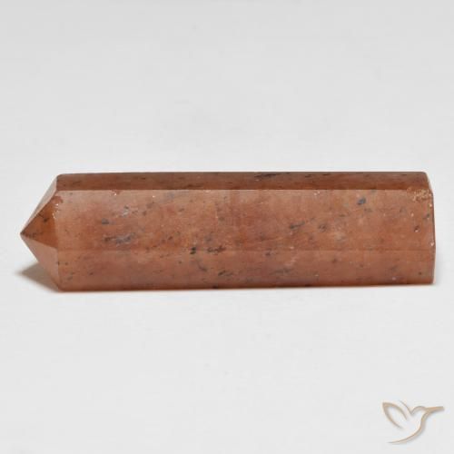 44.14 ct Red Strawberry Quartz Stone, Natural Strawberry Quartz in Pencil Cut Shape for Sale
