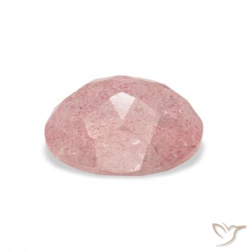 Strawberry Quartz Gemstone in 11 x 9 mm (calibrated) Size for Sale, Strawberry Quartz Stone in Light Pink Color