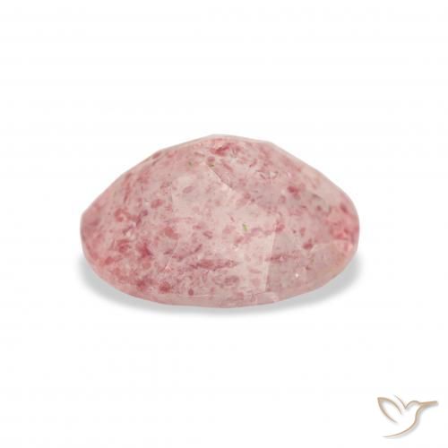 Strawberry Quartz Gemstone in 11 x 9 mm (calibrated) Size for Sale, Strawberry Quartz Stone in Light Pink Color