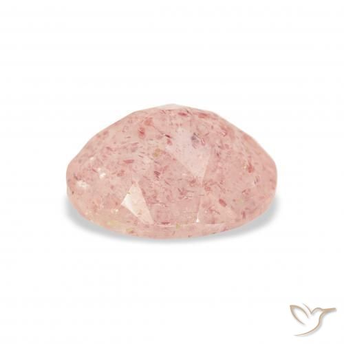 Strawberry Quartz Gemstone in 11 x 9 mm (calibrated) Size for Sale, Strawberry Quartz Stone in Light Pink Color