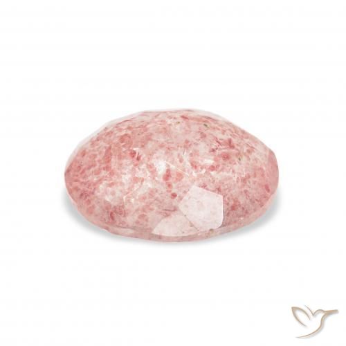 Strawberry Quartz Gemstone in 11 x 9 mm (calibrated) Size for Sale, Strawberry Quartz Stone in Earthy Pink Color