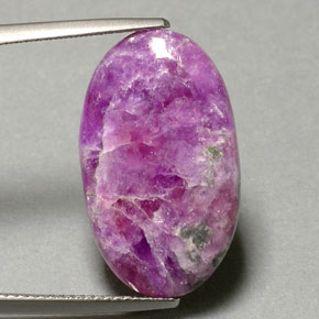 11.75 ct Multicolor Sugilite Stone, Natural Sugilite in Oval Cabochon Shape for Sale