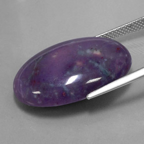 Sugilite Gemstone in 25.4 x 18 mm Size for Sale, Sugilite Stone in Multicolor Color