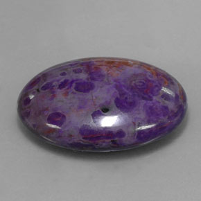 21.13 ct Multicolor Sugilite Stone, Natural Sugilite in Oval Cabochon Shape for Sale