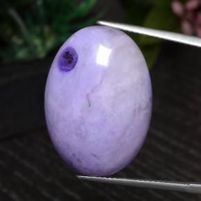 20.20 ct Multicolor Sugilite Gemstone, Sugilite Gem in Oval Cabochon Shape for Sale.